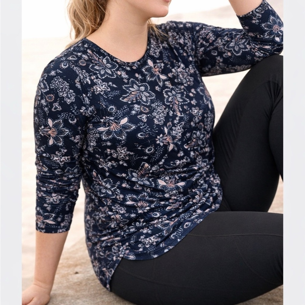 J Jill Fit Performance Long Sleeve Tee, 2X
